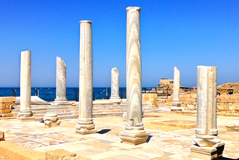 Caesarea National Park Parking, Israel